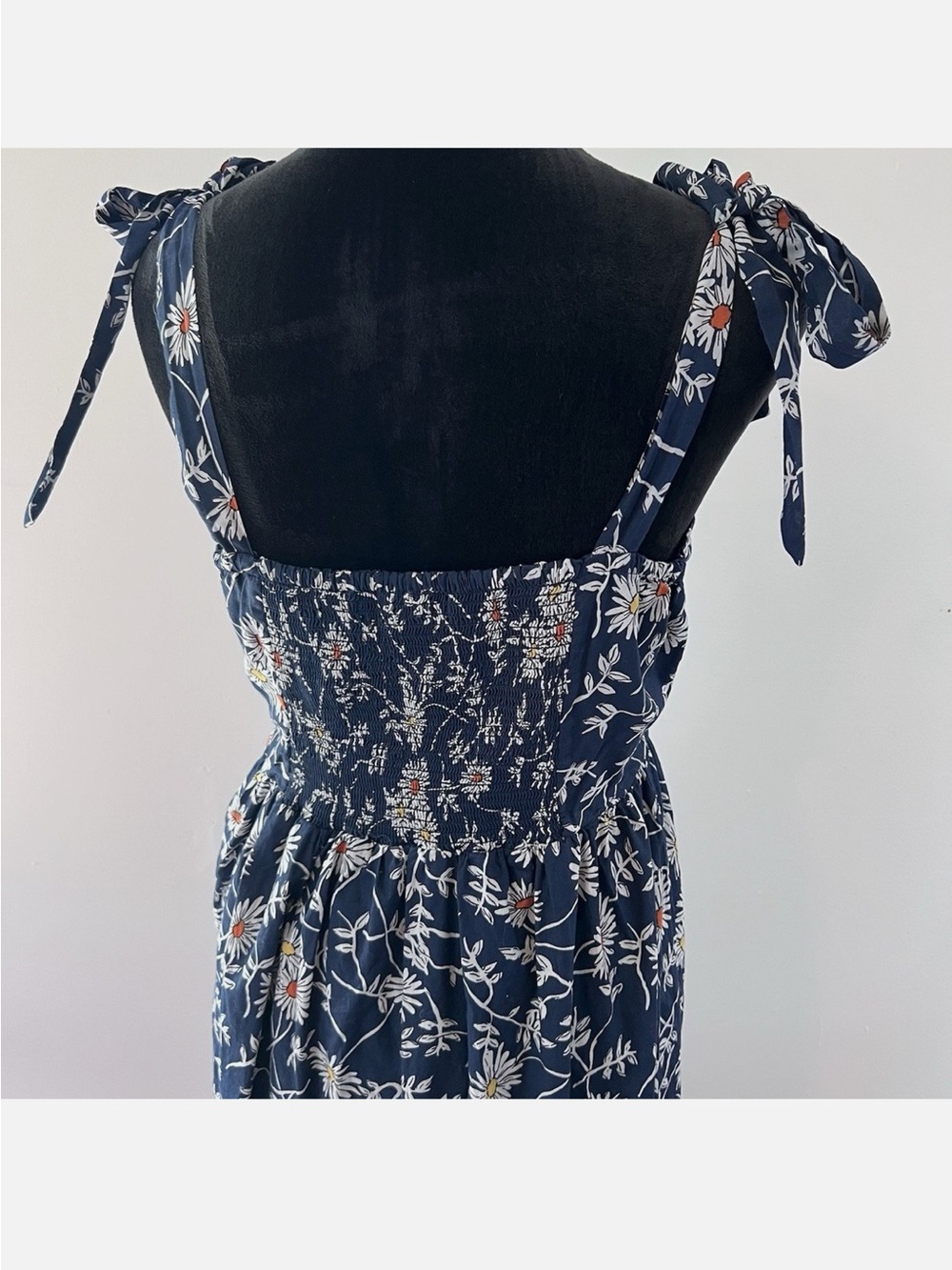 Dip royal blue floral tank maxi dress - Picture 5 of 5